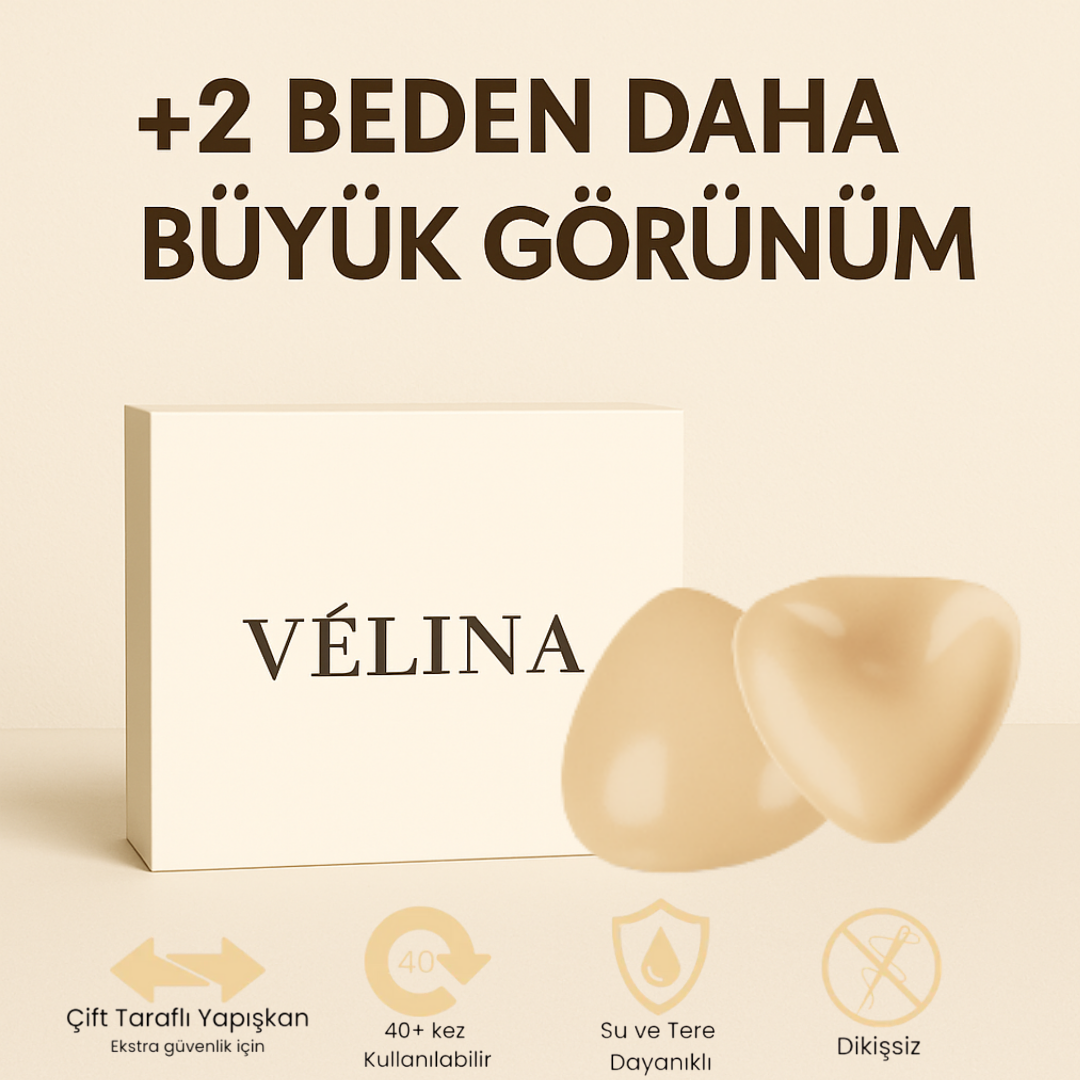 VÉLINA Dolgunlaştırıcı Çift Tarafı Yapışkanlı Göğüs Pedi