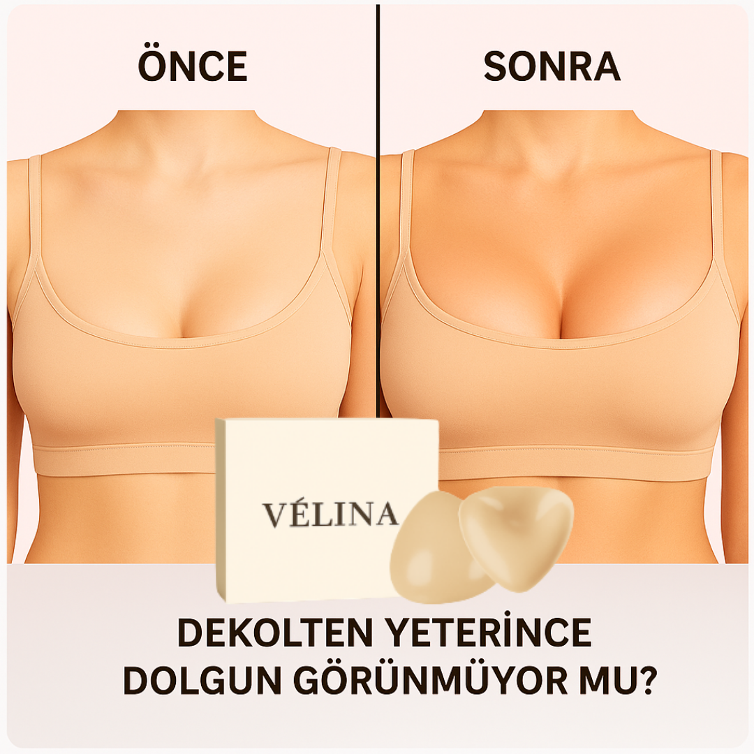 VÉLINA Dolgunlaştırıcı Çift Tarafı Yapışkanlı Göğüs Pedi