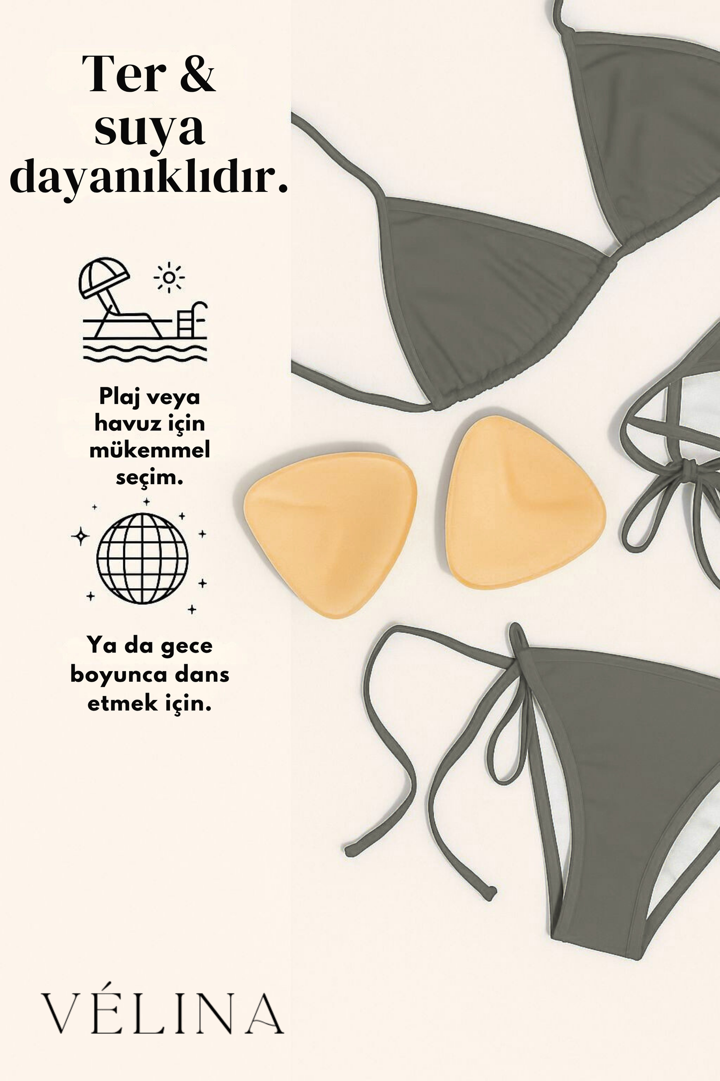 VÉLINA Push-Up Etkili Yapışkan Göğüs Pedi