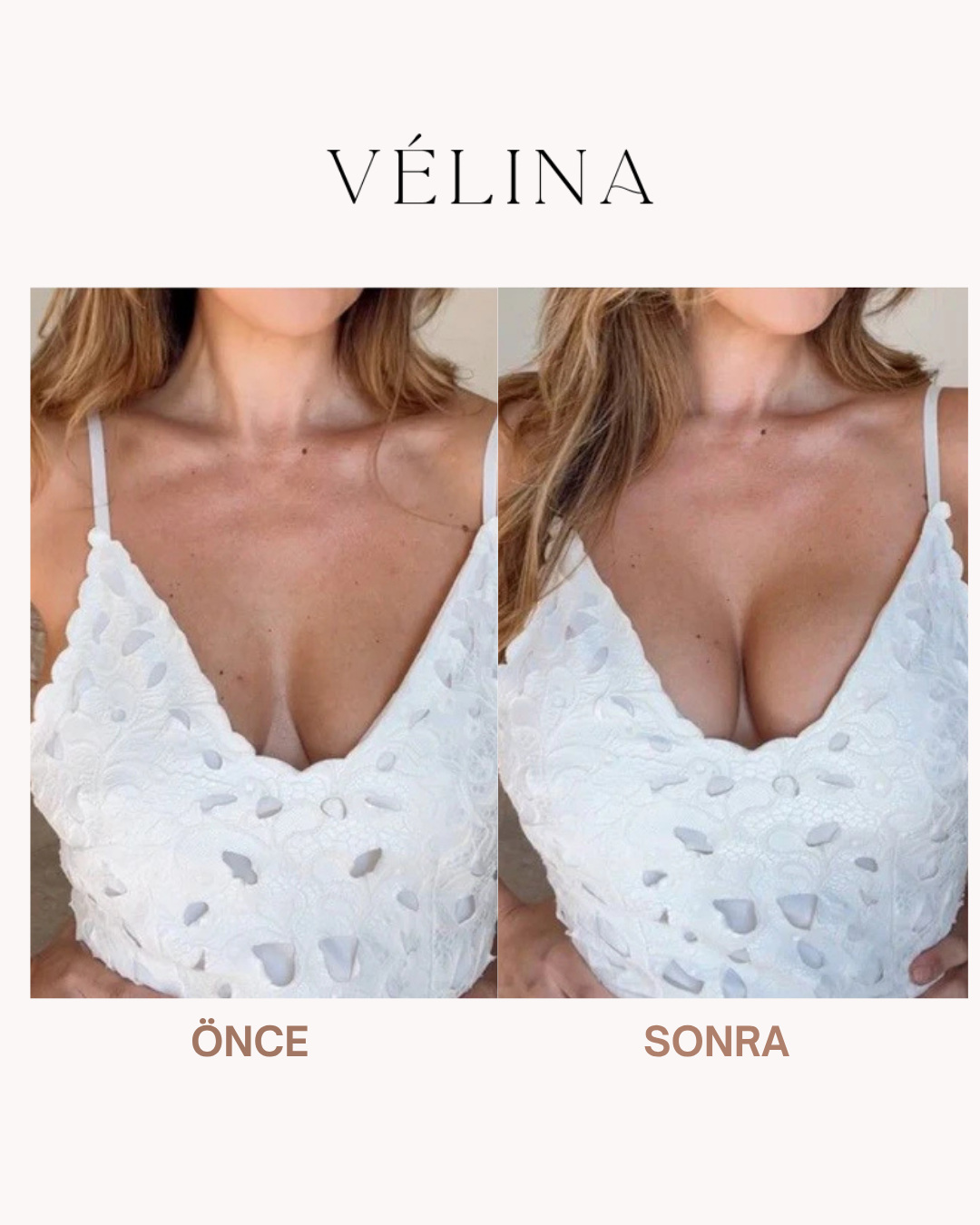 VÉLINA Push-Up Etkili Yapışkan Göğüs Pedi
